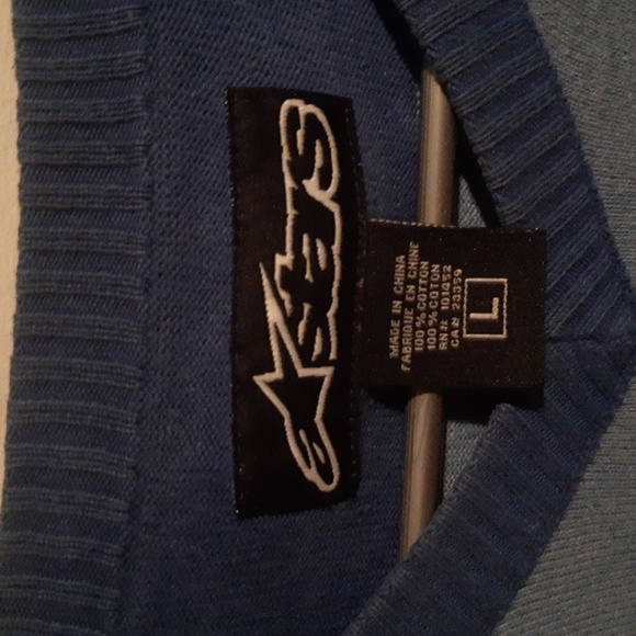 Blue Striped Alpinestars Sweater - Picture 14 of 16
